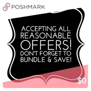 Accepting Reasonable Offers & Bundle and Save